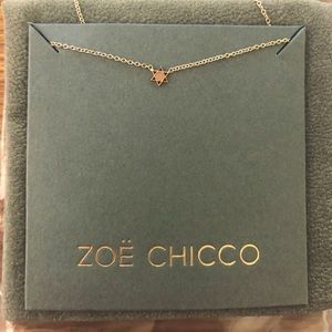 Zoë Chicco 14k Gold Star of David Necklace